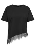 Only Carmakoma Blouse 15387828 177911002-Black/BLACK LACE