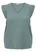Only Carmakoma Blouse 15324431 207131-Laurel Wreath