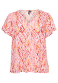 Vero Moda Curve LM T-Shirt 10308722 175598022-Snow White/Dina