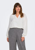 Only Carmakoma Blouse 15285157 177922-Cloud Dancer