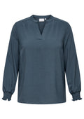 Only Carmakoma Blouse 15285157 189778-Ombre Blue