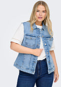 Only Carmakoma Bodywarmer 15290733 177934-Light Blue Denim