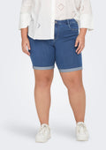 Only Carmakoma Bermuda 15281047 179695-Medium Blue Denim