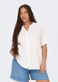 Only Carmakoma Blouse 15320513 177922-Cloud Dancer