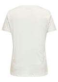 Only Carmakoma LM T-Shirt 15353271 177922007-Cloud Dancer/Onestroke