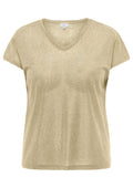 Only Carmakoma LM T-Shirt 15363649 190260-Gold Colour