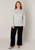 Base level curvy Vest 7000122 11010 grey melange