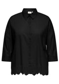 Only Carmakoma Blouse 15369723 177911002-Black/BLACK EMB