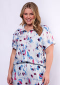Exxcellent Blouse 26ZZE07 011657 offwhite/dusty blue