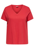 Only Carmakoma LM T-Shirt 15372100 226675-Tomato Puree