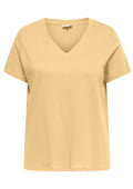 Only Carmakoma LM T-Shirt 15372100 290575-Sunlight