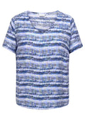 Only Carmakoma Blouse 15372136 177937001-Ultramarine/GRAPHIC WAVES