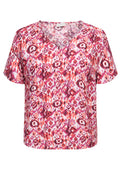 Only Carmakoma Blouse 15372136 219990003-Fuchsia Pink/SUMMER GEO