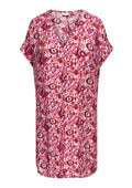 Only Carmakoma Jurk 15372194 178312002-Fuchsia Purple/SUMMER GEO