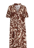 Xandres JURK LANG 14553-01 1715 tobacco