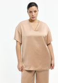 Xandres Blouse 82057-01 0420 light tan