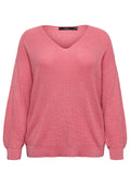 Vero Moda Curve Trui 10326739 300017003-Coral Paradise/W. SILVER LUREX