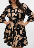 Vero Moda Curve Jurk 10335888 177868001-Black/Lina