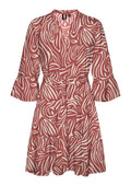 Vero Moda Curve Jurk 10335888 192618004-Marsala/Graphic
