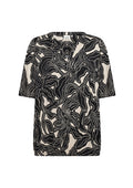 wasabiconcept Blouse W20642 9999C BLACK COMBI