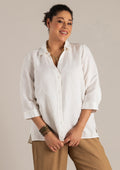 Yest Curve Blouse A006266 009 off white