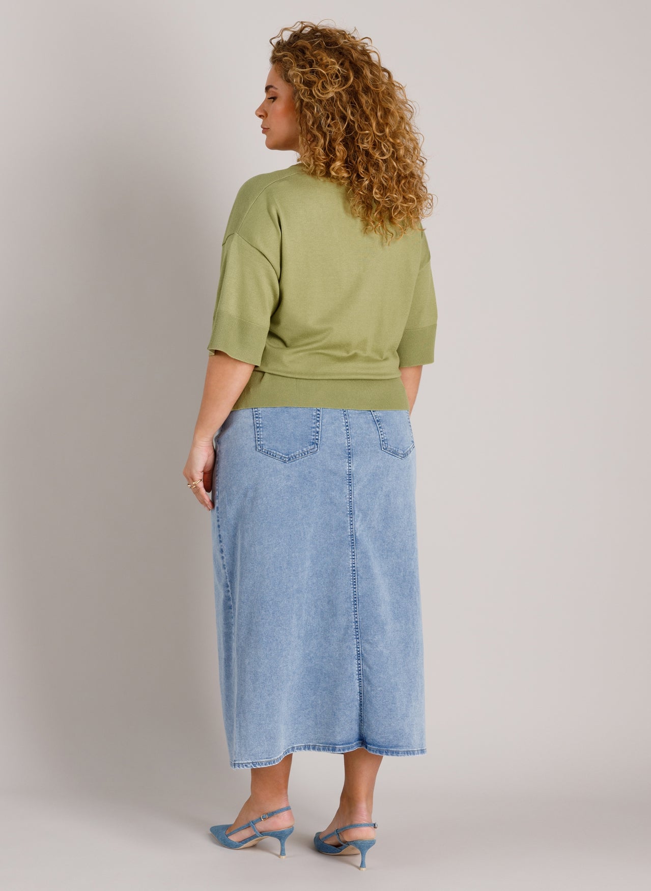 Yest Curve Trui A006200 3103 botanic green – Maxim's