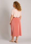 Yest Curve Vest A006196 10045 rose clay