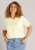 Yest Curve Vest A006196 4011 pastel yellow