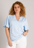 Yest Curve Blouse A006188 2301 pale blue