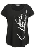 Doris Streich T-Shirt 556 270 black/white