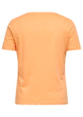 Only Carmakoma LM T-Shirt 15375562 178876003-Mock Orange/Raspberry Beach vibes