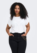 Only Carmakoma LM T-Shirt 15375605 190858-Bright White