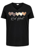 Only Carmakoma LM T-Shirt 15379460 177911002-Black/Kind heart