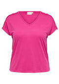 Only Carmakoma LM T-Shirt 15369552 259656-Pink Yarrow