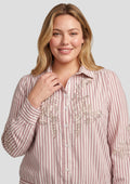 Exxcellent Blouse 26NXE02 011350 offwhite/burnt henna