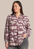 Exxcellent TOP BASIS 26WQE13 011836 offwhite/warm aubergine