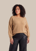 Exxcellent Trui 26WLE03 533 brown sugar
