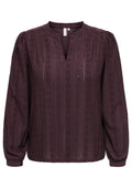 Only Carmakoma Blouse 15381049 215570-Decadent Chocolate
