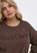 Only Carmakoma Trui 15386152 237375002-Coffee Bean/Mon Ch�ri