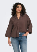 Only Carmakoma Blouse 15382068 237375-Coffee Bean