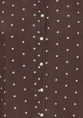 Only Carmakoma Blouse 15381857 212012006-Deep Mahogany/Dots (cloud dancer)