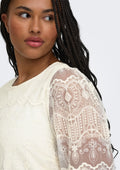 Only Carmakoma Blouse 15384254 177922-Cloud Dancer