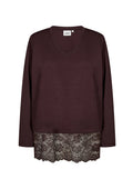 wasabiconcept Blouse 500041 8980 CHOCOLATE PLUM