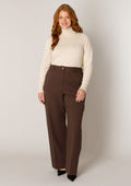 Base level curvy Broek 7000127 Brown
