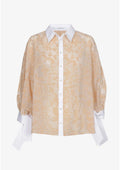 Xandres Blouse 14559-01 0425 light tan