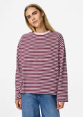 Pieces Curve LM T-Shirt 17168710 193169005-Plum Perfect/NEW FLUSHING PINK