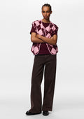 Pieces Curve Jas 17167287 220712003-Roseate Spoonbill/Harlequin/Tawny P