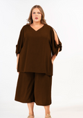 Curviss Blouse 31263 BROWN