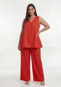 YOEK Broek 37570 light red