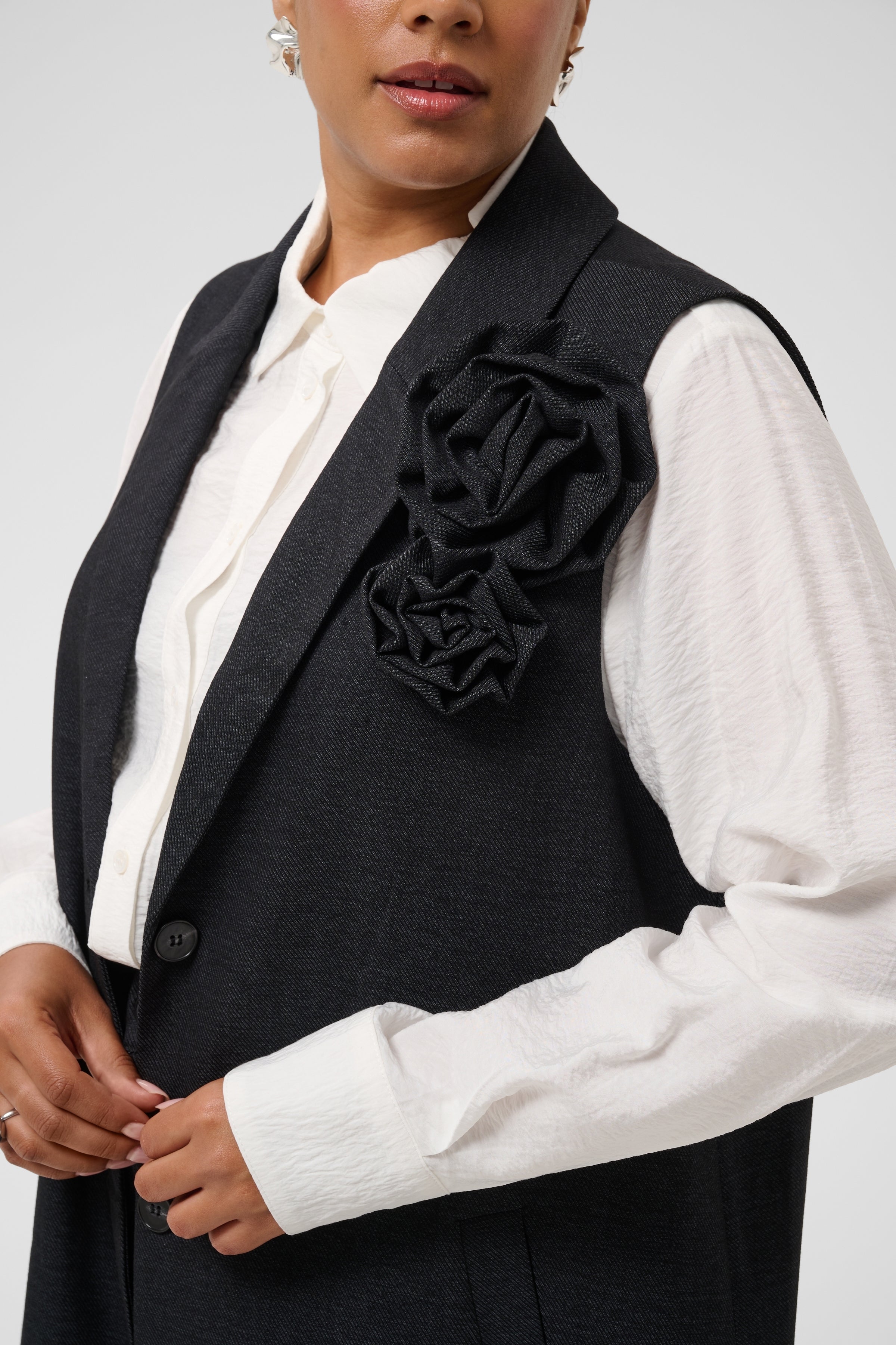 Kaffe curve Gilet 10584426 100125 foto 3